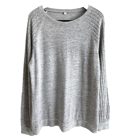 Women's Gray Size XL Tunic Sweater Pullover Long Sleeve Casual Outdoors Weather - Picture 1 of 11